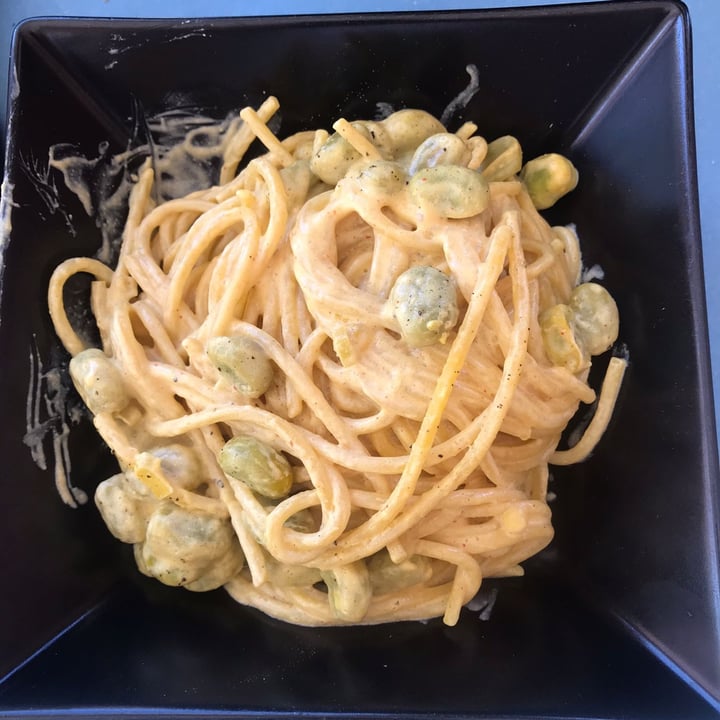 review photo of Ciotolina Rivendita e Cucina Spaghetti alla carbonara di fave VEG shared by @eliabrunelli on 10 Apr 2022 - review
