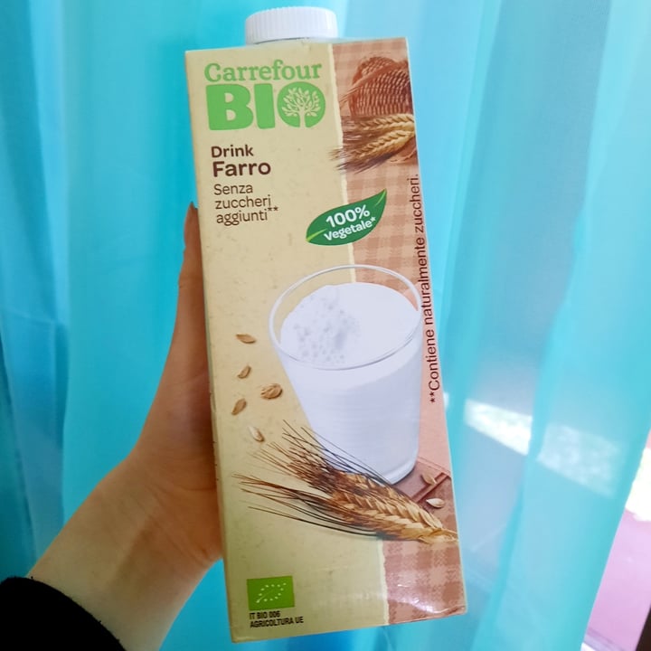 photo of Carrefour Bio Drink Farro shared by @acilegna on  10 Apr 2022 - review