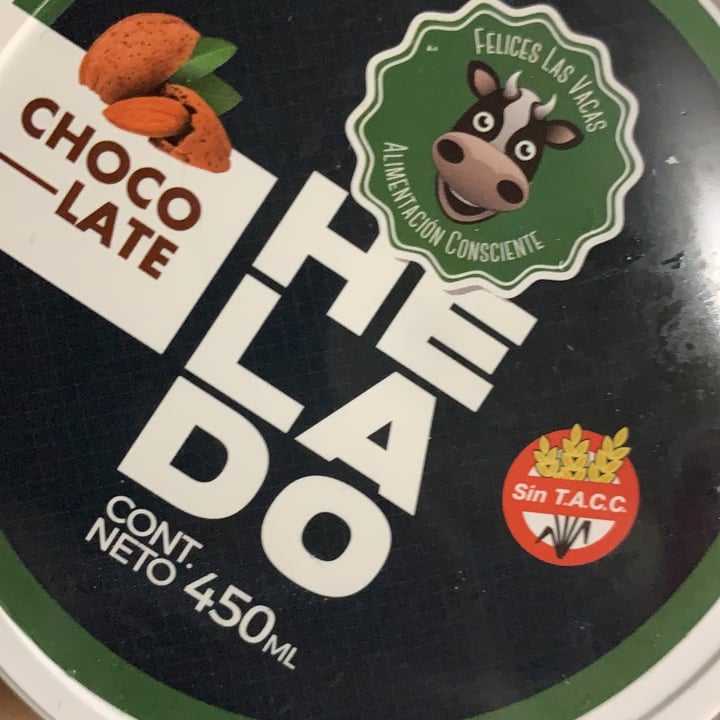 photo of Felices Las Vacas Helado de Agua sabor Chocolate shared by @bebuvegan on  19 Jan 2021 - review