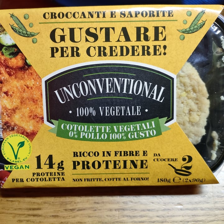 photo of Unconventional Cotolette Vegetali 0% Pollo 100% Gusto shared by @g1014 on  09 Sep 2022 - review