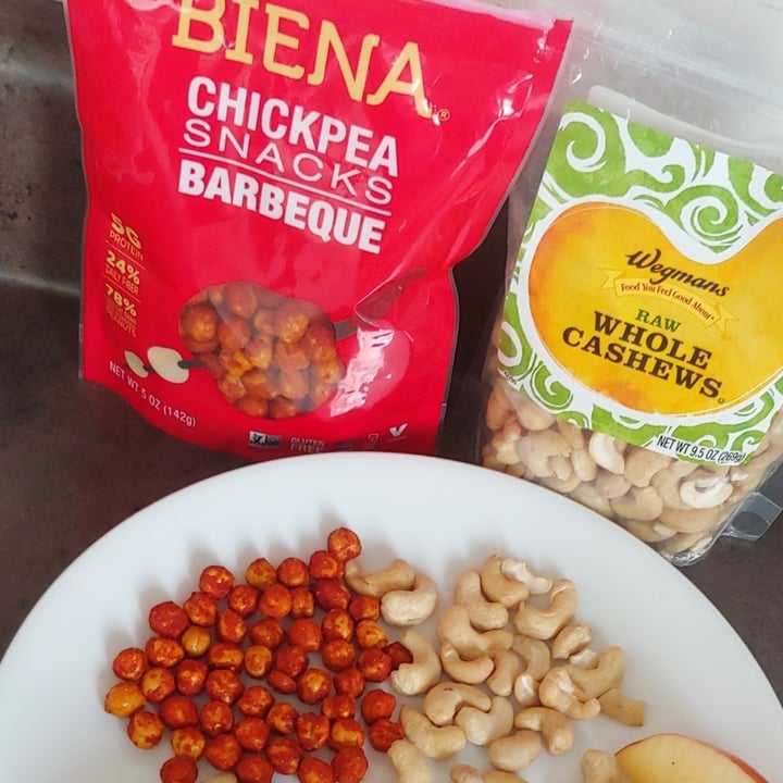 photo of Biena Snacks Chickpea Snacks Barbeque shared by @vecanter on  11 Jul 2020 - review