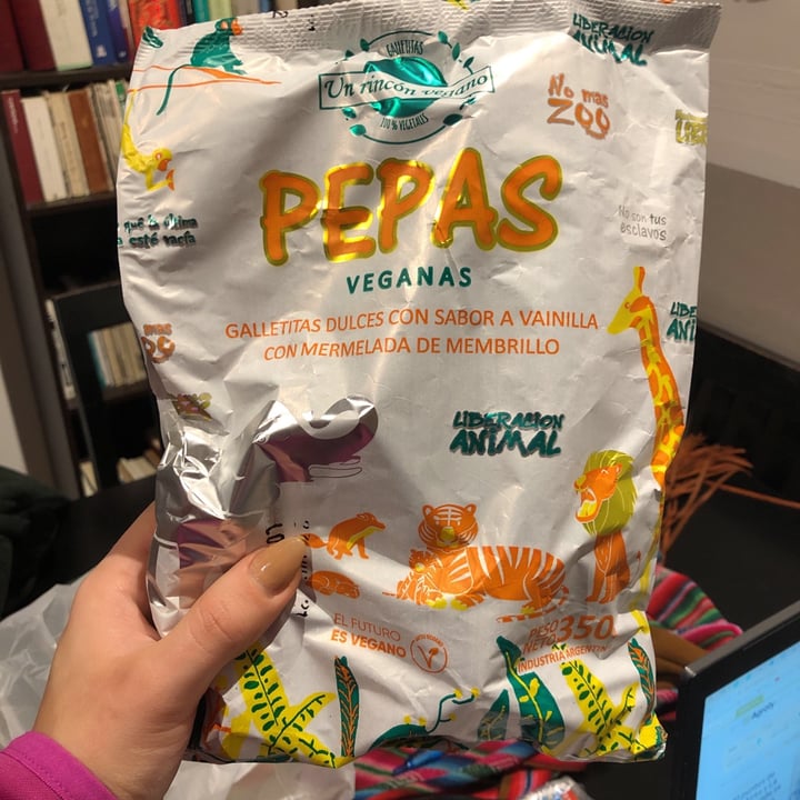 review photo of Un Rincón Vegano Pepas Galletitas Dulces con Sabor a Vainilla con Mermelada de Membrillo shared by @antogervagi on 08 Jul 2021 - review