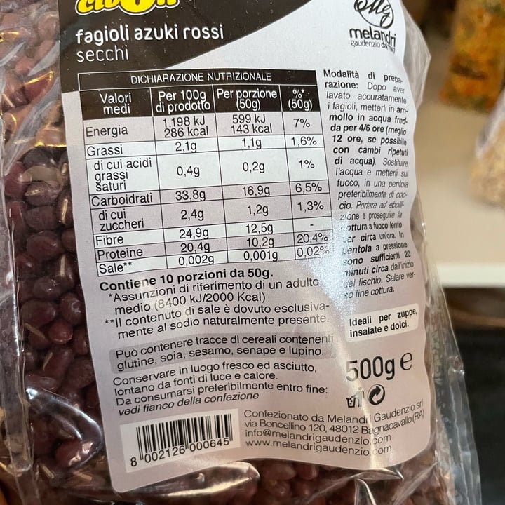 review photo of Cibon Fagioli azuki rossi shared by @elisastorchi on 13 Apr 2022 - review