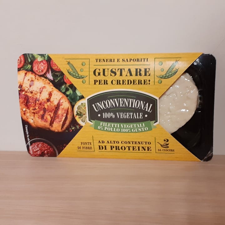 photo of Unconventional Filetti Vegetali 0% Pollo 100% Gusto - Plant Based Fillet shared by @chiarafranco on  12 Dec 2021 - review