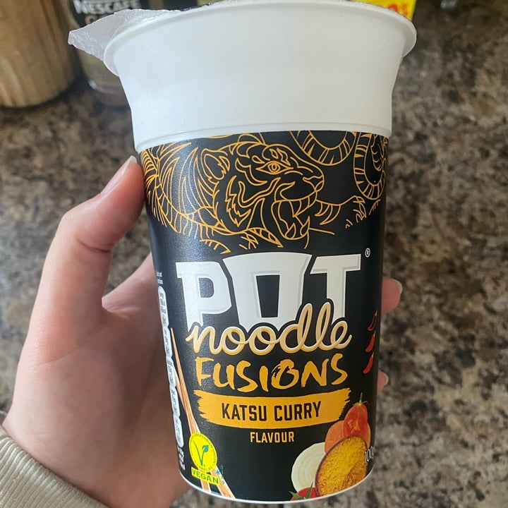 photo of Pot Noodle Katsu Curry shared by @meganthevegetable on  25 Aug 2022 - review