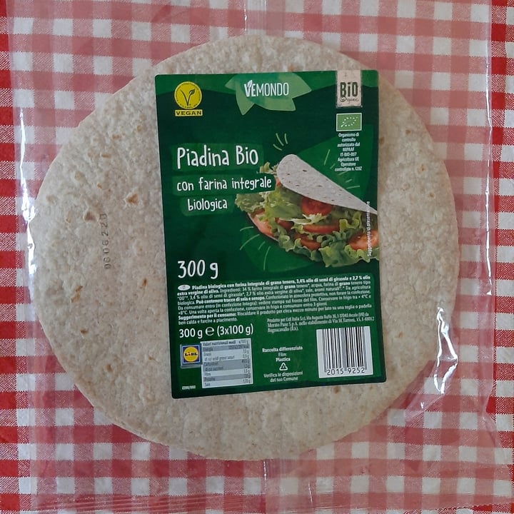 photo of Vemondo Piadina Bio shared by @saracacciatore on  24 Apr 2022 - review