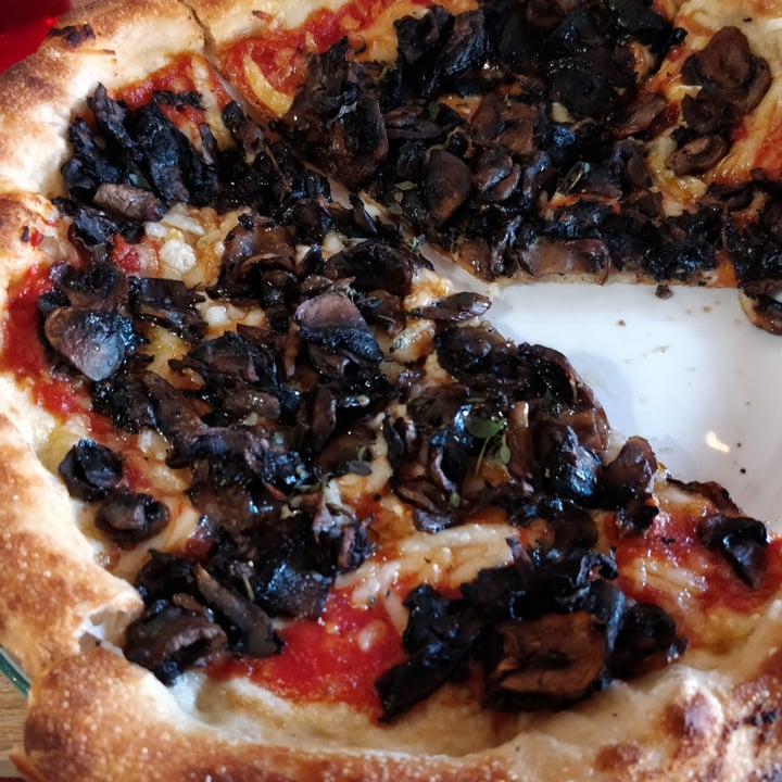 photo of Takeaway Pizza Mushroom Pizza With Vegan Cheese shared by @melbournevegan on  14 Feb 2022 - review