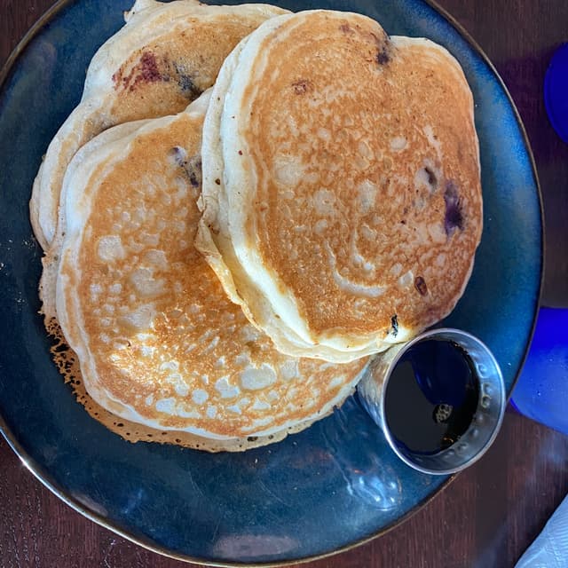 Foto del piatto “Blueberry Pancakes”