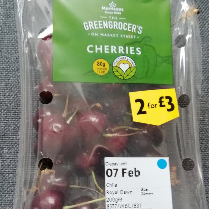 photo of Morrisons Cherries shared by @kayra on  22 Mar 2022 - review