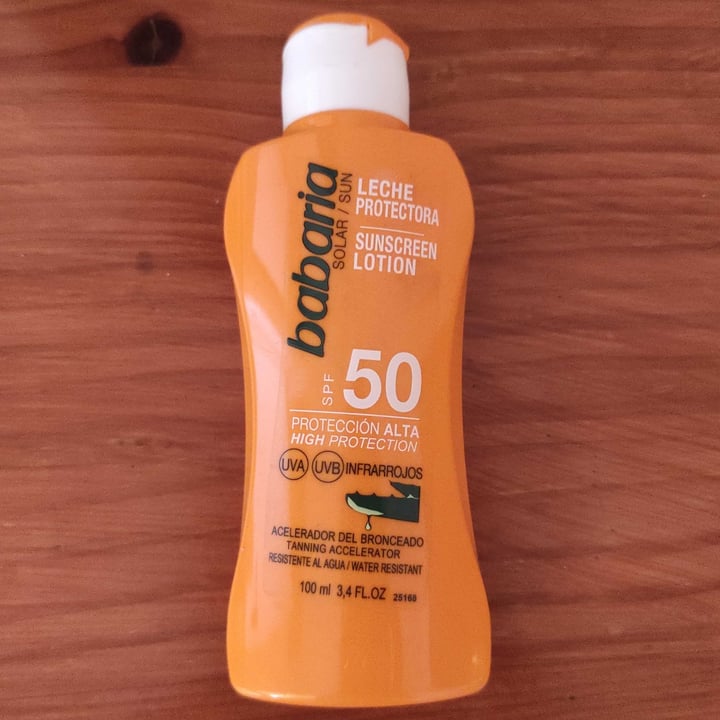 review photo of Babaria Leche protectora shared by @judithyp7 on 24 Jul 2021 - review
