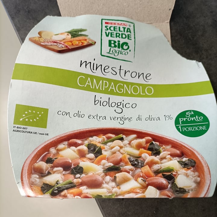 photo of Despar Scelta Verde BioLogico minestrone biologico shared by @lacri88 on  18 Jun 2022 - review