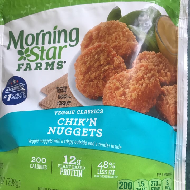 photo of MorningStar Farms Veggie Chik’ N Nuggets shared by @sjmeans on  21 Aug 2019 - review