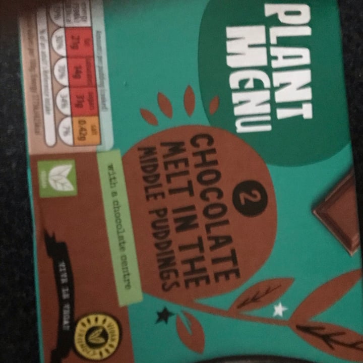 review photo of Plant Menu 2 chocolate melt in the middle puddings shared by @emma10 on 23 Feb 2021 - review