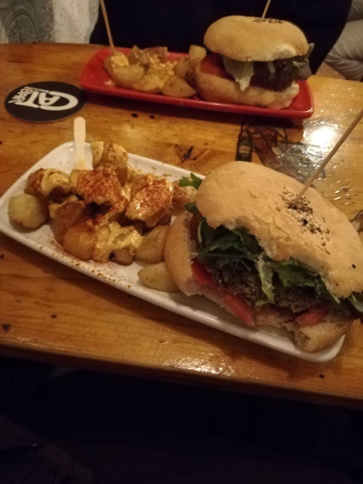 photo of VeganCatBar Black Cat Burger shared by @nanalaf on  03 Dec 2019 - review