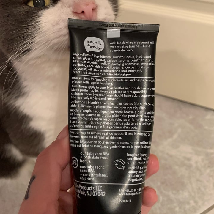 review photo of Hello Activated charcoal toothpaste shared by @cathe4 on 10 Nov 2021 - review