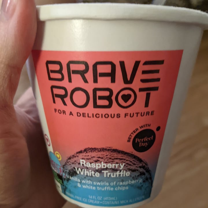 photo of Brave Robot Brave Robot Raspberry White Truffle Animal-Free Dairy shared by @spazmatic6 on  24 Jan 2022 - review