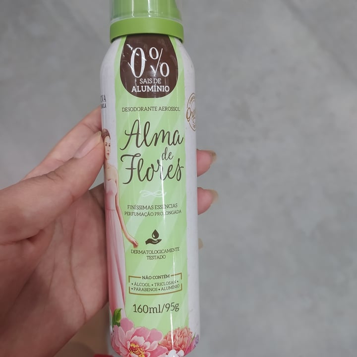 photo of Alma de flores desodorante aerosol shared by @adilavasconcelo on  09 May 2022 - review