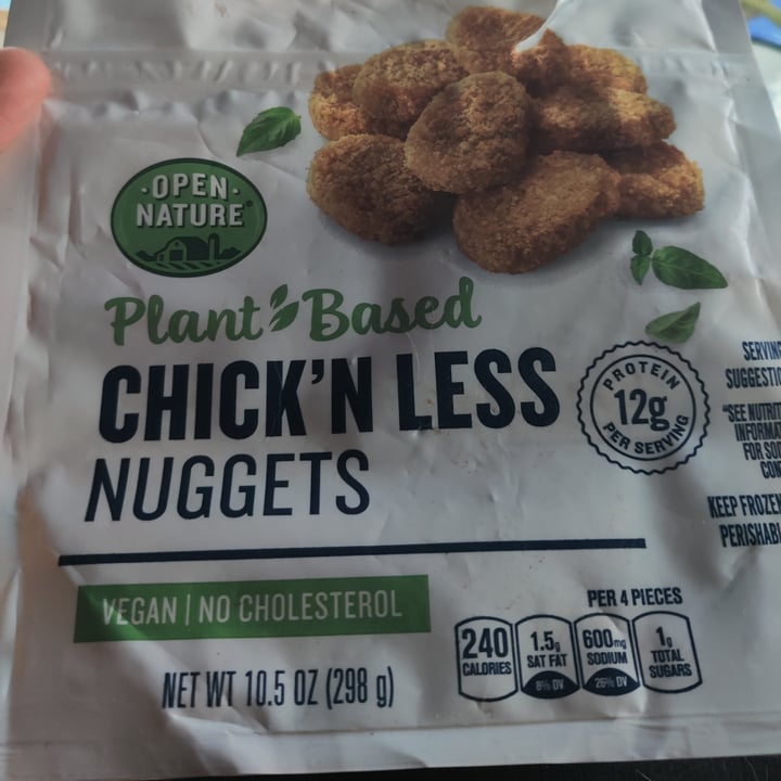 photo of Open Nature Chick'n Less Nuggets shared by @earthhome on  03 Jan 2022 - review