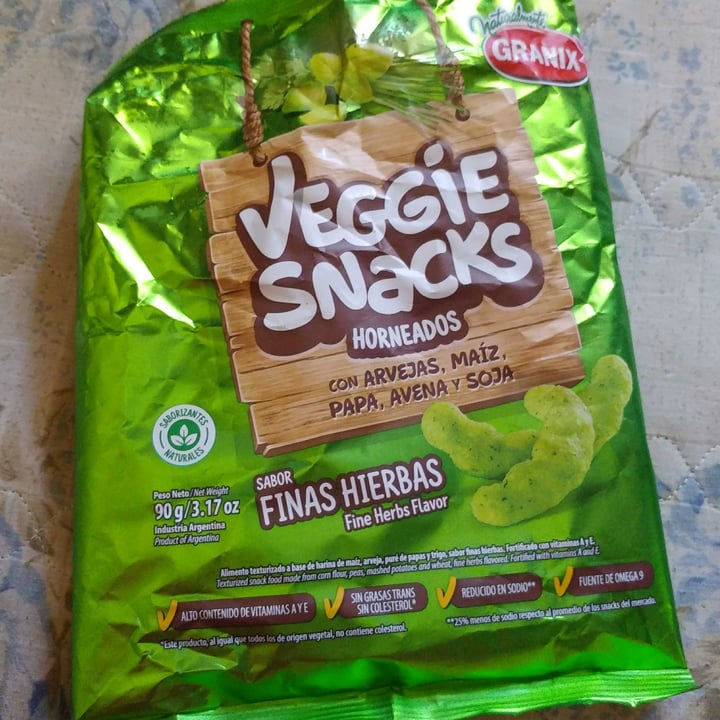 photo of Granix Veggie Snacks Horneados Finas Hierbas shared by @budin2711 on  26 Sep 2021 - review