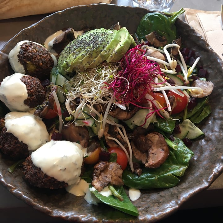 photo of Honest Greens Castellana Avocado supergreen, falafel shared by @pinavi on  25 Mar 2022 - review