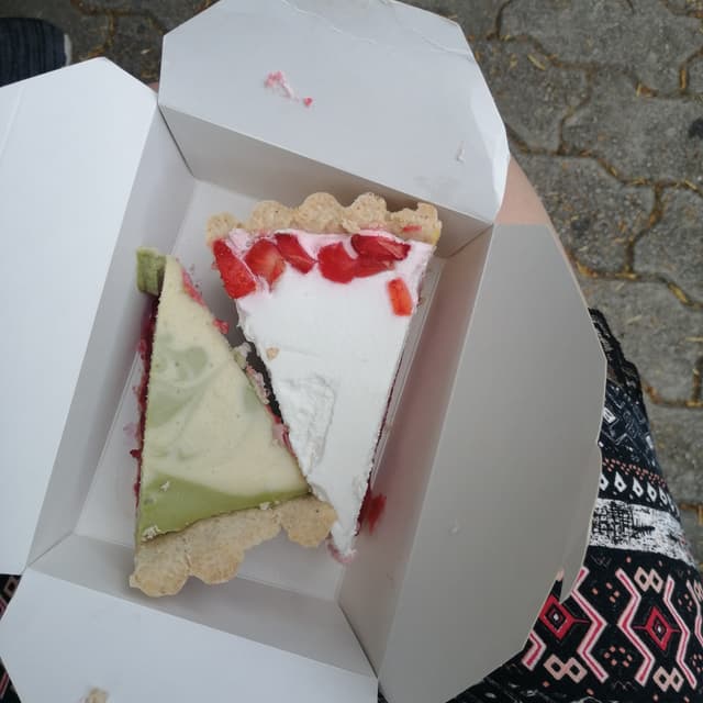 Photo of the dish “Strawberry Vegan Cheesecake”
