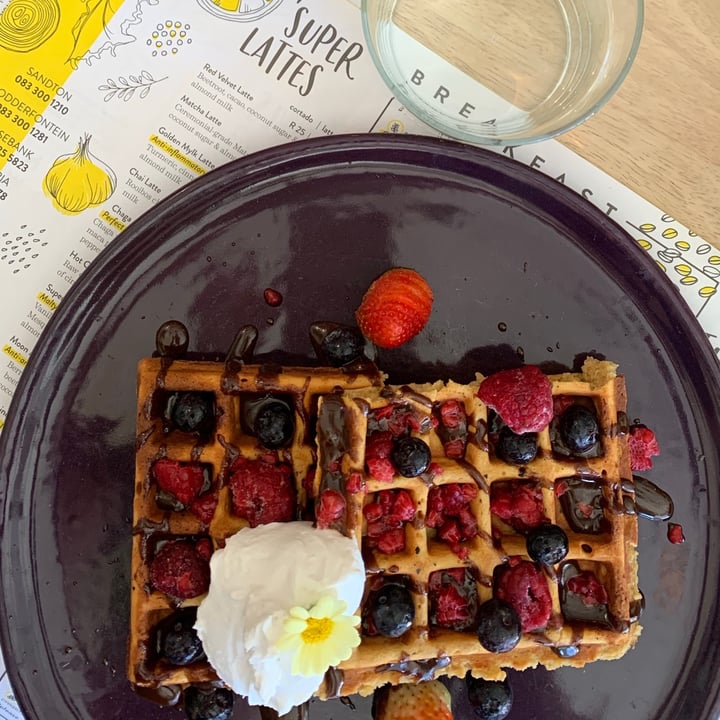photo of Lexi's Healthy Eatery Vanilla protein waffles shared by @kimmartin on  27 May 2021 - review