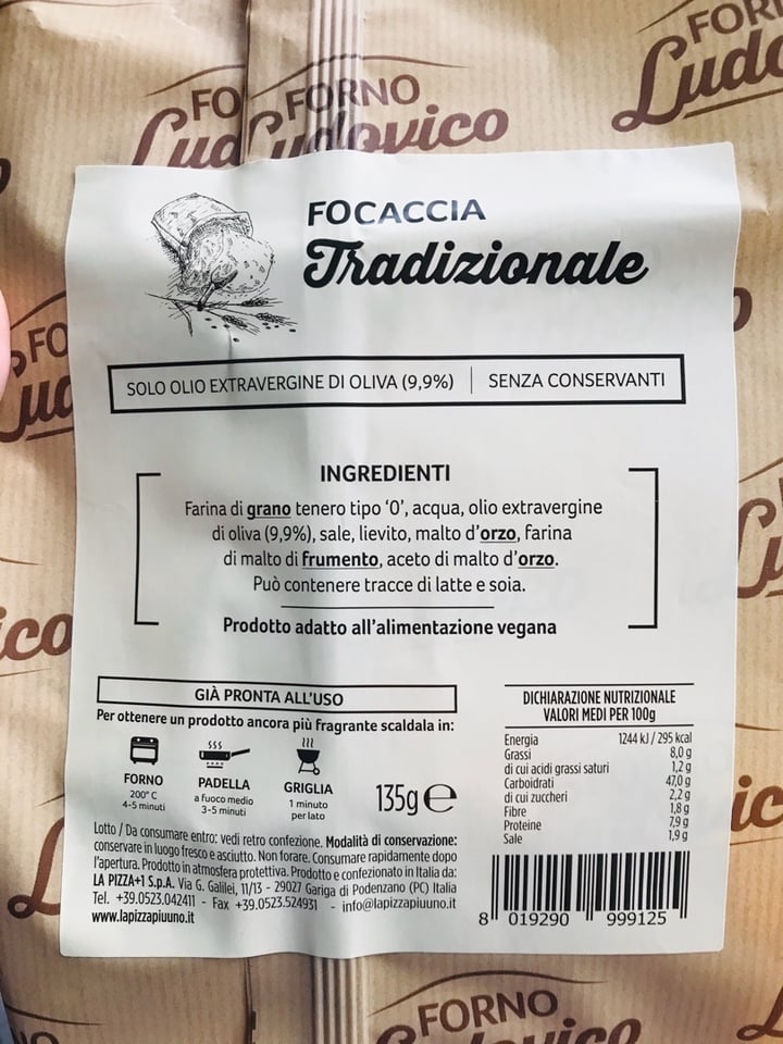 photo of Forno Ludovico Focaccia tradizionale shared by @eggigajardo on  31 Mar 2020 - review