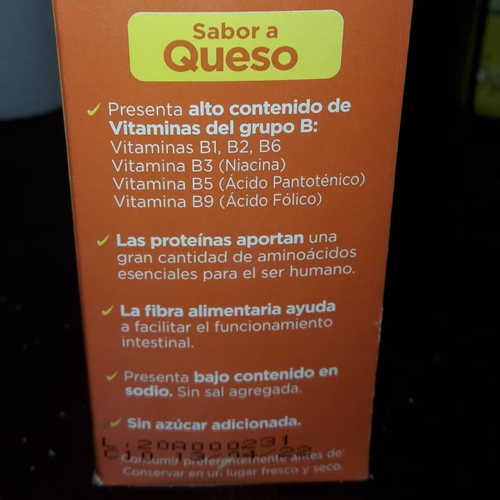 photo of Nutrileva Levadura de Cerveza sabor Queso shared by @evlacertae on  16 Aug 2021 - review