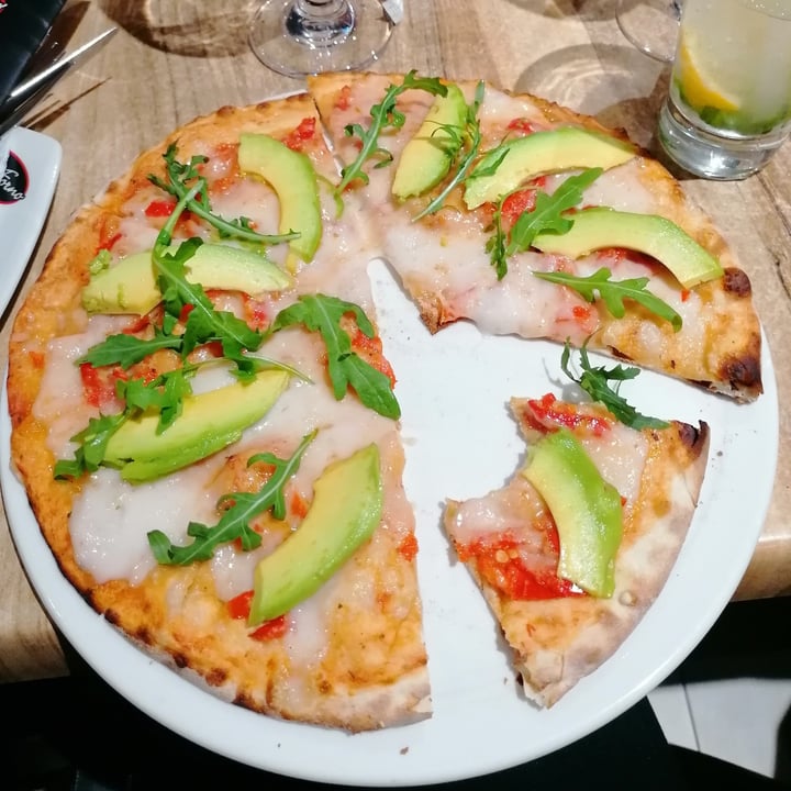 photo of Del Forno Parkmore Vegetarian Pizza shared by @twohappyrescuemutts on  11 Dec 2021 - review