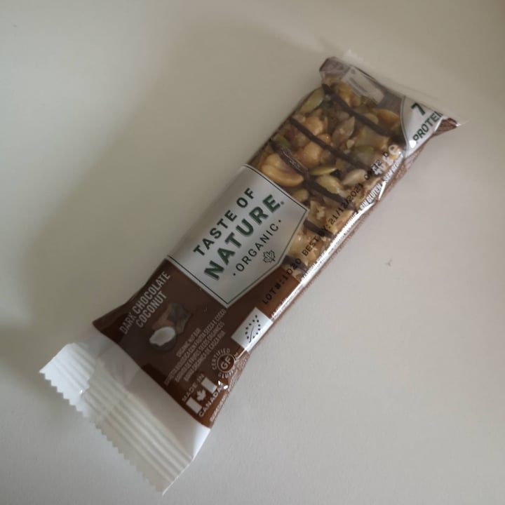 photo of Taste of Nature Dark chocolate coconut shared by @elenaemidea on  29 Apr 2021 - review