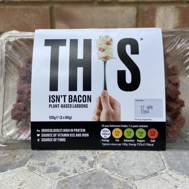 photo of THIS This Isn't Bacon Plant-Based Lardons shared by @eilidh666 on  04 Jun 2021 - review