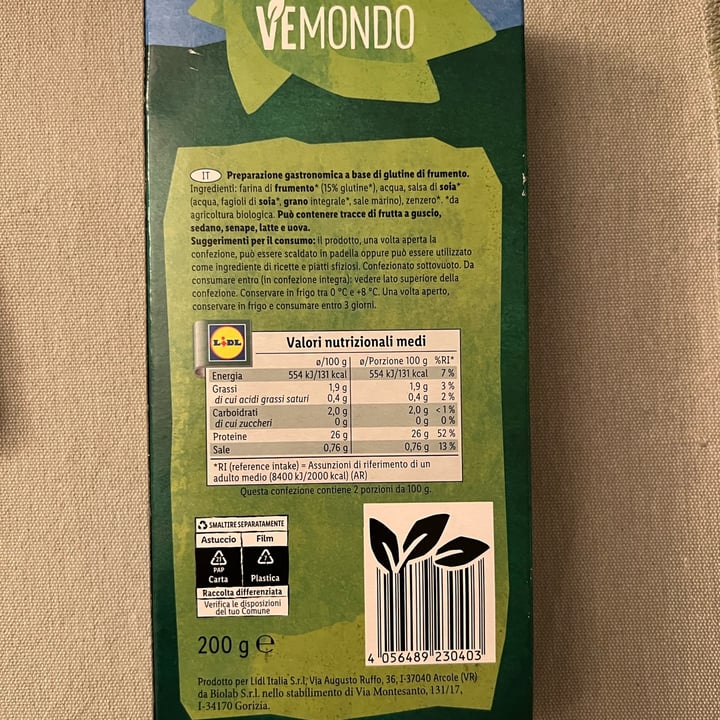 photo of Vemondo Seitan Bio shared by @sattvavibes on  17 Feb 2022 - review