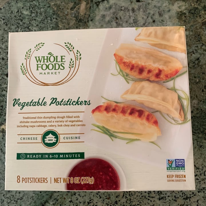 photo of Whole Foods Market Vegetable Potstickers shared by @anasoto on  28 Nov 2020 - review