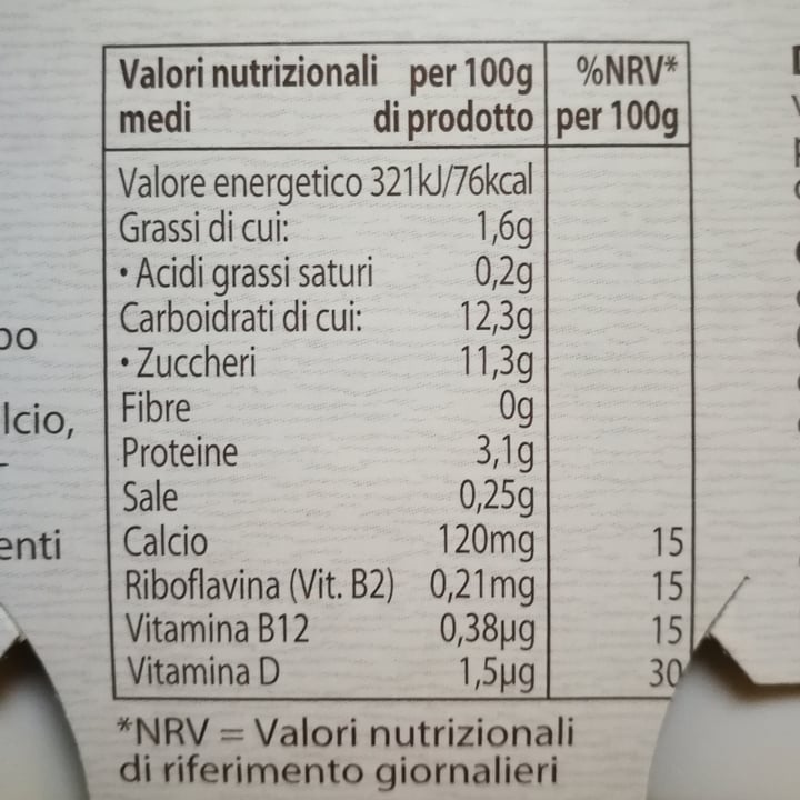 photo of Verso Natura Conad Veg Soia Bianco Cremoso  shared by @camyveg on  03 Apr 2022 - review