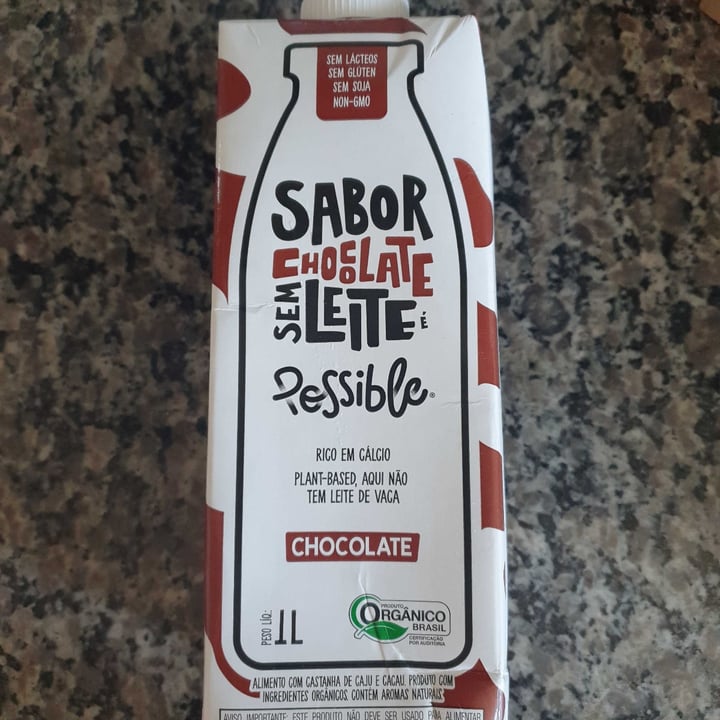 photo of Possible Chocolate Vegetal Milk shared by @mariaeudoxia on  29 Apr 2022 - review