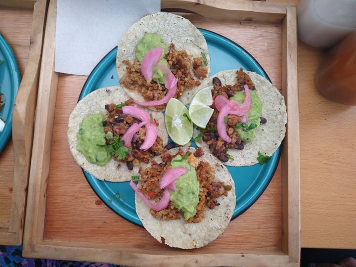 photo of Dalia Plant Power . Mex Tacos X4 shared by @colombianavegana on  10 Feb 2020 - review