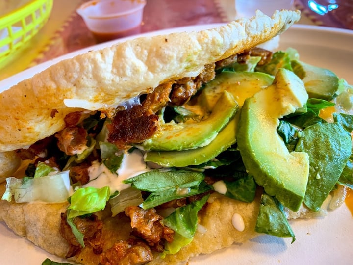 photo of El Cantaro Mega Quesadilla shared by @veganvoyagers on  19 Dec 2019 - review
