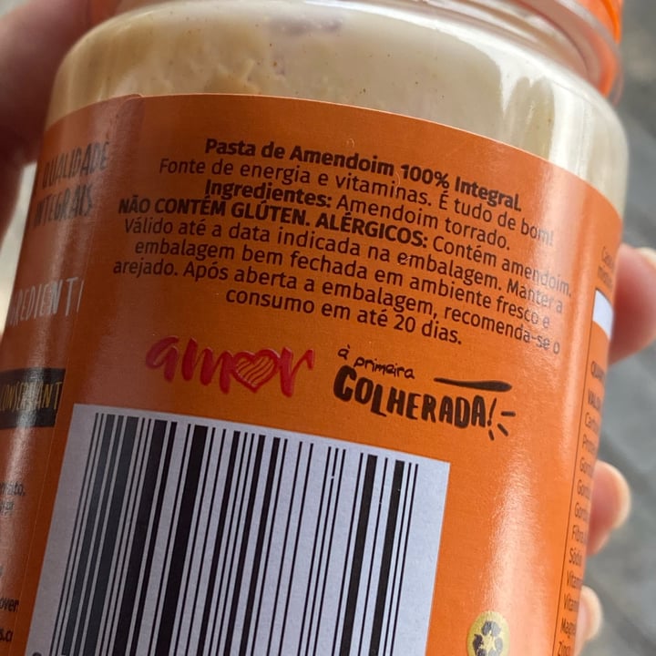 photo of amendo lovers Pasta De Amendoim 370g Integral shared by @larissamaluf on  15 Mar 2022 - review