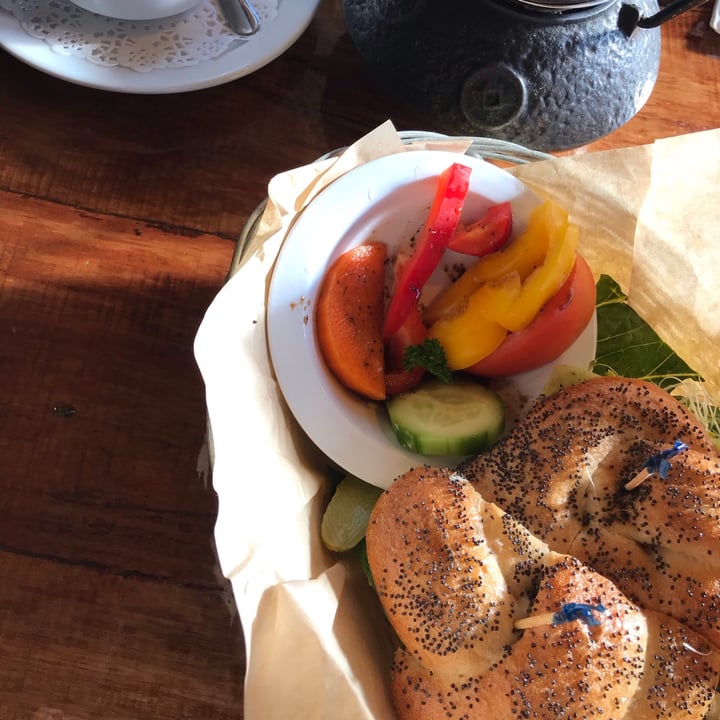 review photo of Yellow Deli Vegan burger shared by @kitkatvegan on 02 Jul 2020 - review