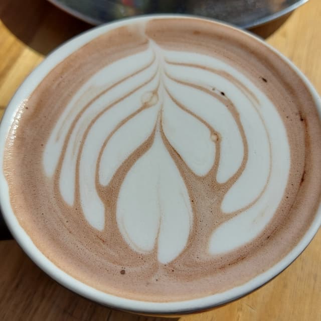 菜肴“Fluffy Con Leche De Almendras”的照片