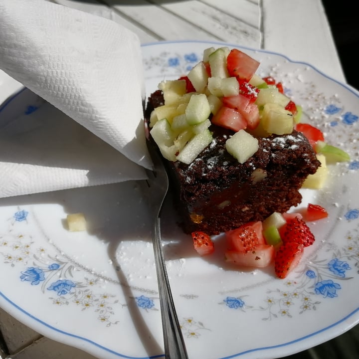 photo of The Backyard Cafe Vegan Brownie shared by @cait6 on  12 May 2021 - review