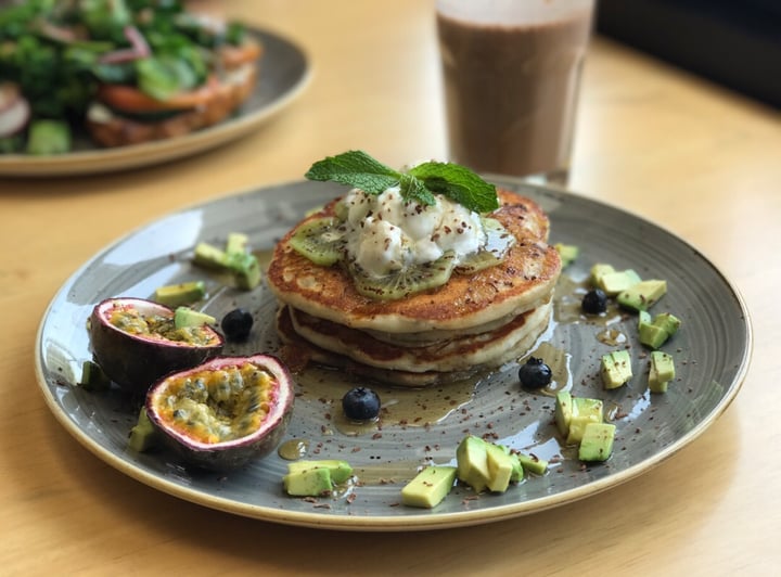 photo of amongst few cafe Vegan Pancakes shared by @jembean on  03 Dec 2019 - review