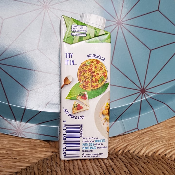 photo of Alpro Alpro Cooking Soya shared by @zampalgot on  03 Sep 2022 - review