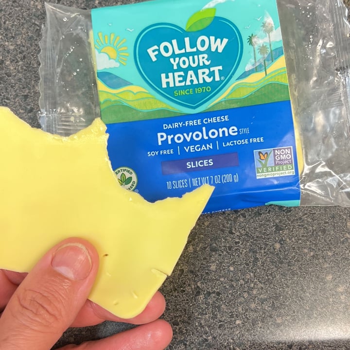 photo of Follow your Heart Provolone Slices Cheese shared by @nanomiami46 on  13 Feb 2022 - review