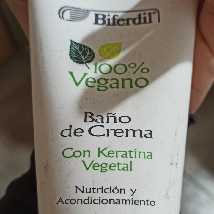 photo of Biferdil Baño de Crema con Keratina Vegetal shared by @unicorniorosa on  21 Apr 2022 - review