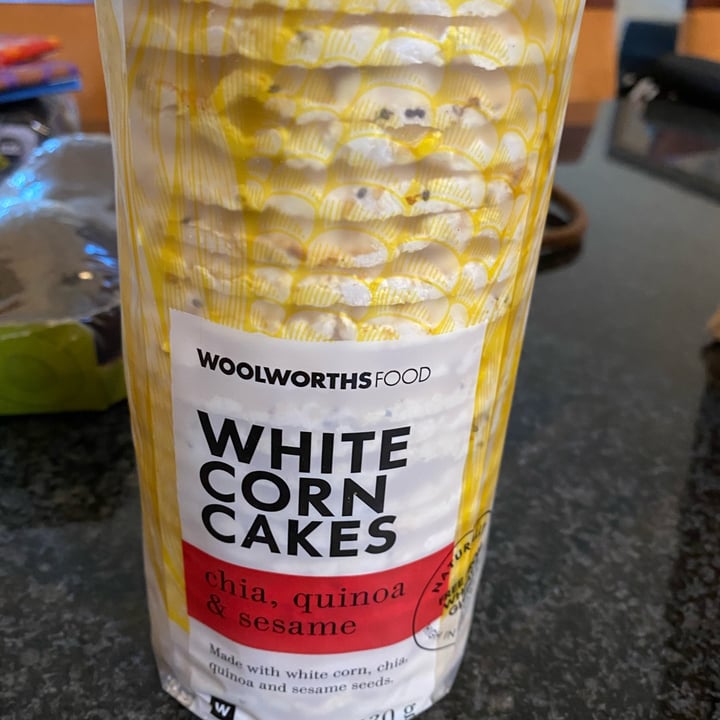 photo of Woolworths Food White corn cakes shared by @julievan on  30 Sep 2021 - review