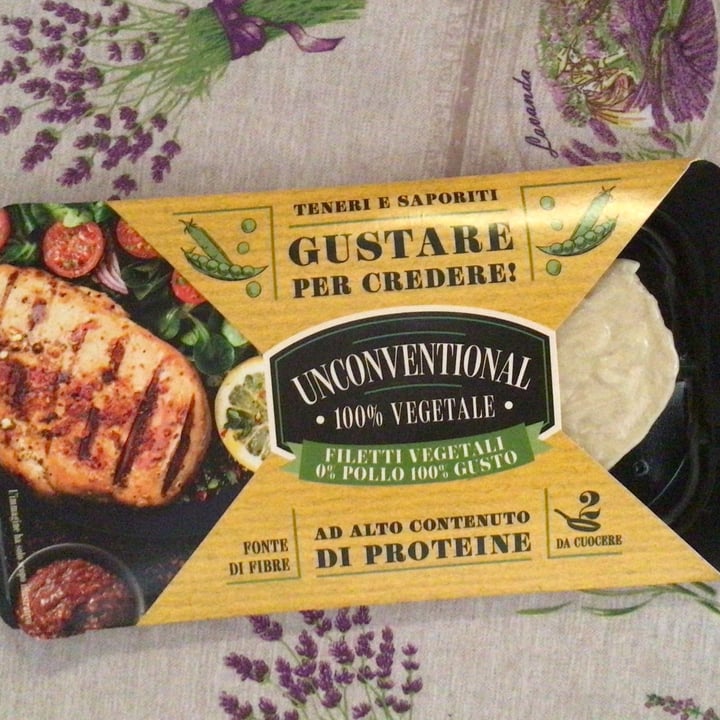 photo of Unconventional Filetti Vegetali 0% Pollo 100% Gusto - Plant Based Fillet shared by @valenteena on  08 Aug 2022 - review