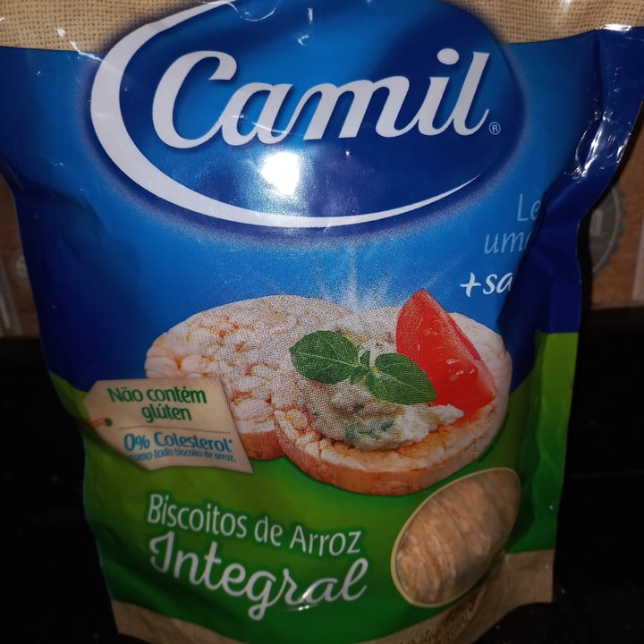 photo of Camil Biscoito de Arroz Integral shared by @elianedoreabastos on  22 Apr 2022 - review
