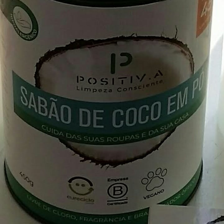 photo of Positiv.a Sabão De Coco shared by @michelleciascavegan on  09 Nov 2021 - review