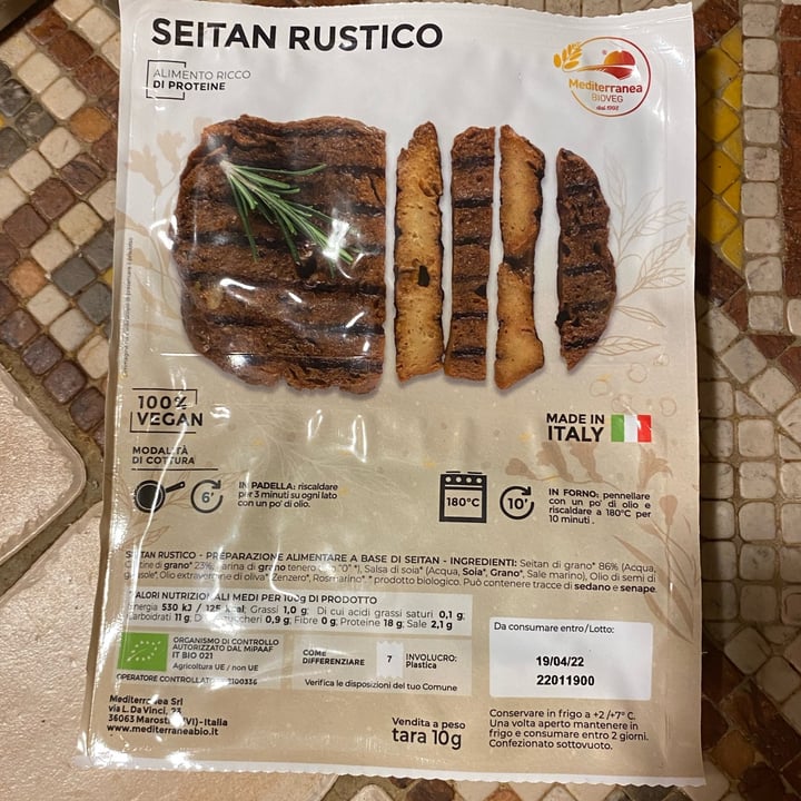review photo of Mediterranea BioVeg Seitan rustico shared by @lelen on 24 Feb 2022 - review